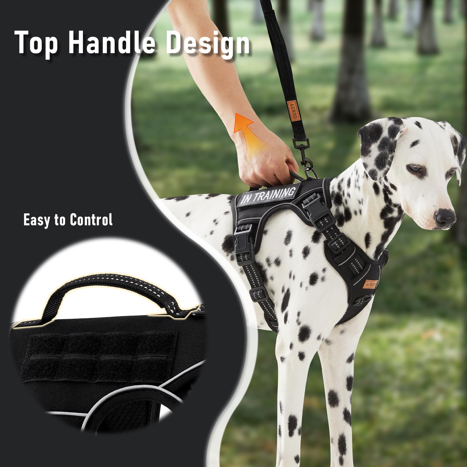 Amazon | AUNZO タクティカル 犬用ハーネス 大型犬用 ゴールデン Amazon | AUNZO タクティカル 犬用ハーネス 大型犬用 ゴールデン